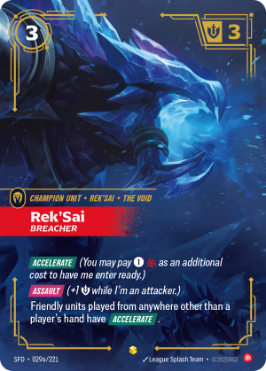 SFD-029a/221 | Rek'Sai, Breacher | Showcase
