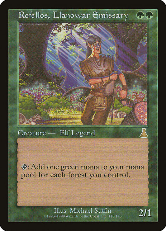 UDS-0118 | Rofellos, Llanowar Emissary | EN  | Rare |