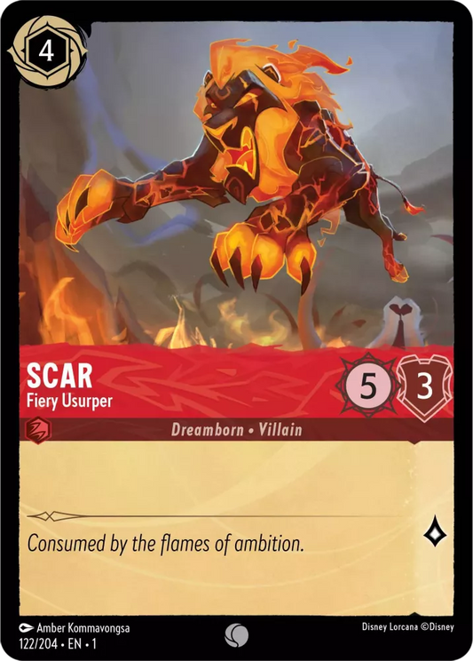 Set 1-122 | Scar - Fiery Usurper |  Common