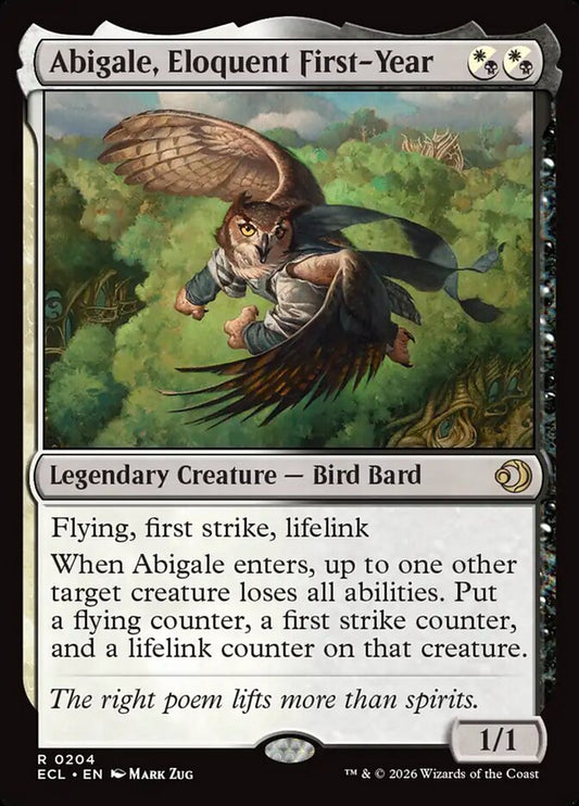 ECL-204 Abigale, Eloquent First-Year | Rare (EN)