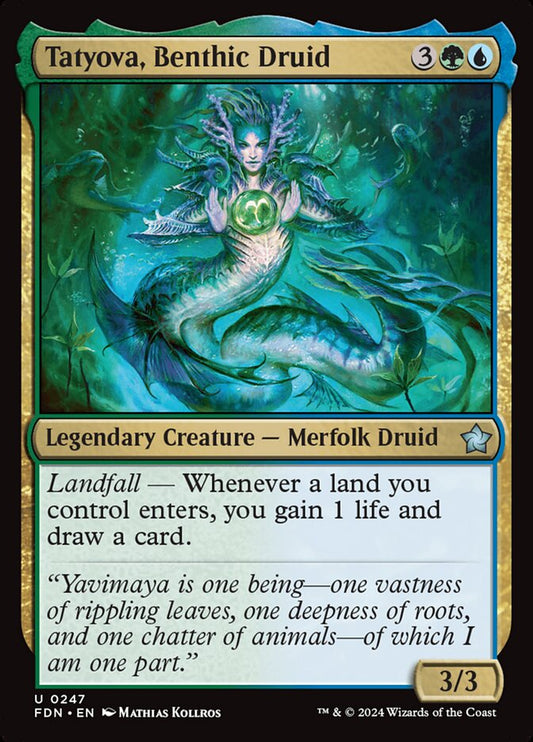 FDN-0247 | Tatyova, Benthic Druid | EN  | - | Non-Foil