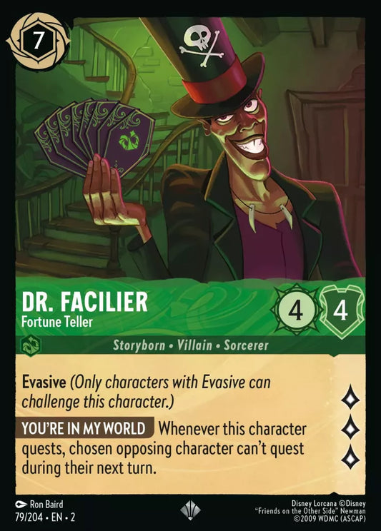 Set 2-079 | Dr. Facilier - Fortune Teller | Super Rare