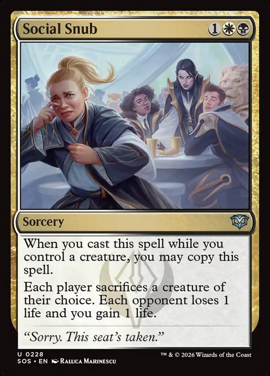 SOS-228 Social Snub -EN- U (Foil)