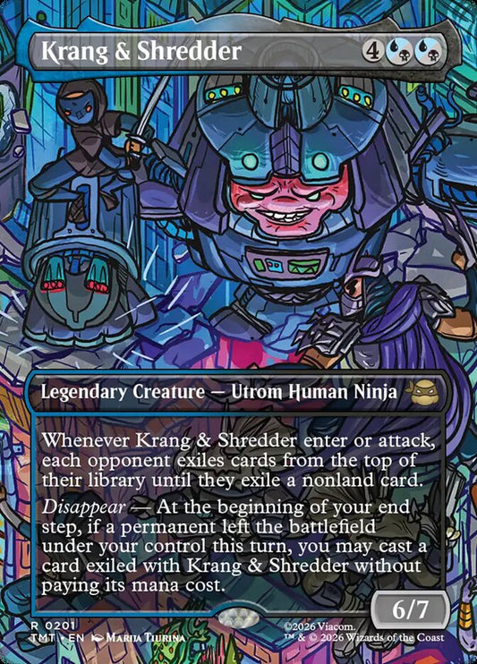 TMT-0201 | Krang & Shredder | EN  | - | Foil