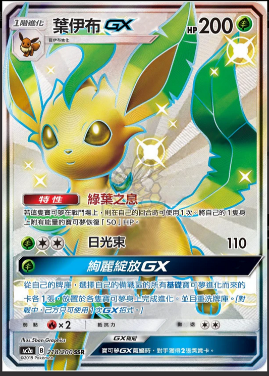 AC2a 218/200 | 葉伊布 | GX | CT