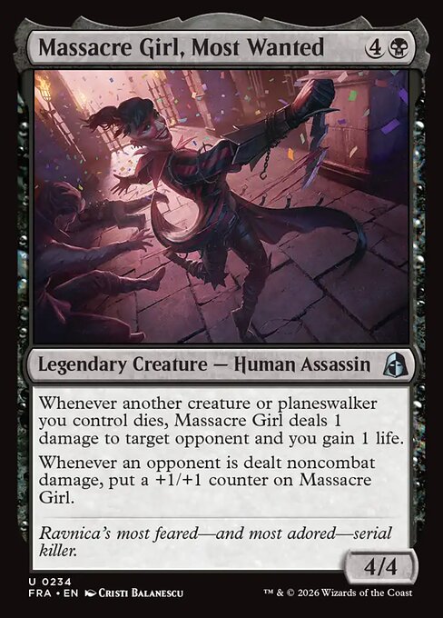 FRA-234 Massacre Girl, Most Wanted | Uncommon (EN)