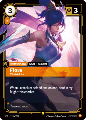 SFD-110a/221 | Fiora, Peerless | Showcase