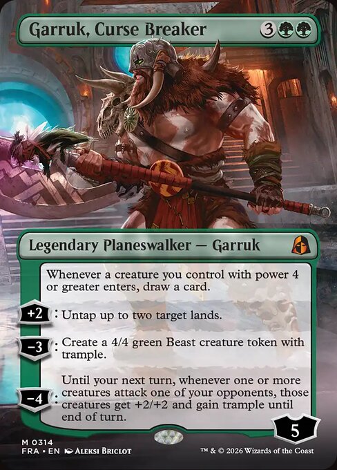 FRA-314 Garruk, Curse Breaker (Borderless) | Mythic (EN)