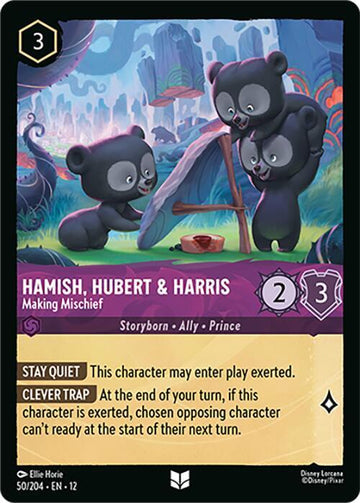 Set12-050 | Hamish, Hubert & Harris – Making Mischief | Uncommon | Foil