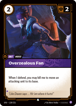 SFD-128/221 | Overzealous Fan | Common