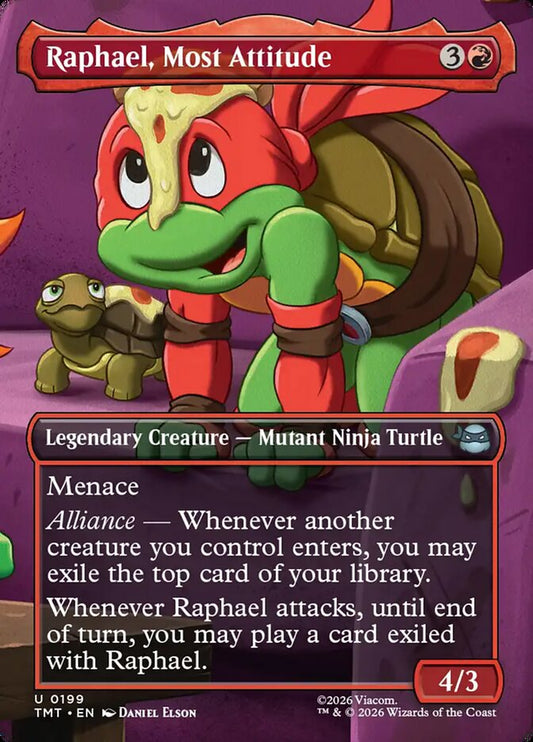 TMT-199 Raphael, Most Attitude (Borderless) | Uncommon (EN)