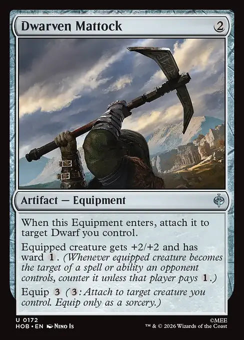 HOB-172 Dwarven Mattock | Uncommon (EN)