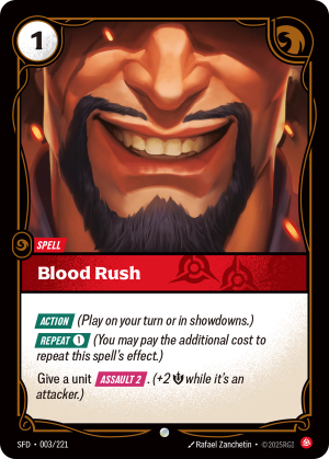 SFD-003/221 | Blood Rush | Common