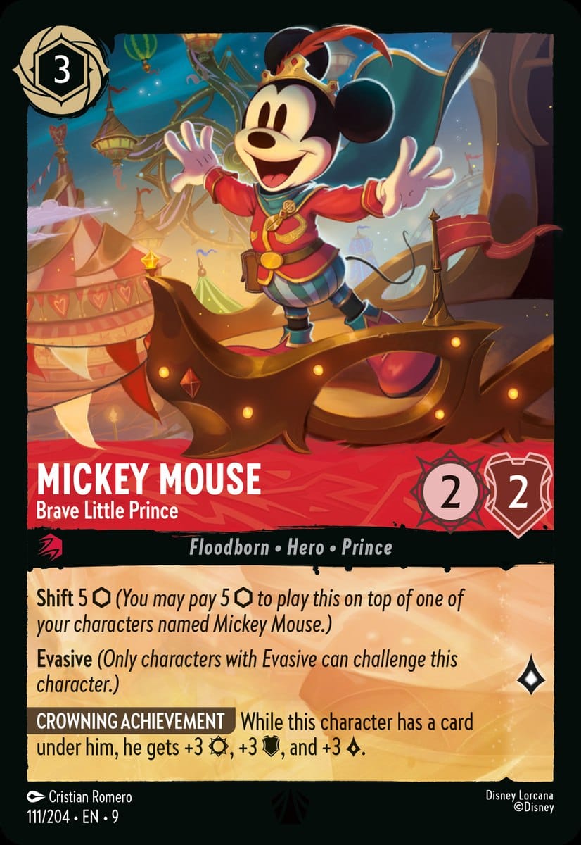 Set 9-111 | Mickey Mouse - Brave Little Prince | Legendary