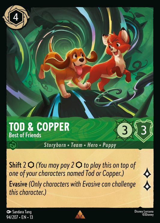 Set 13-94 Tod & Copper - Best of Friends | Rare