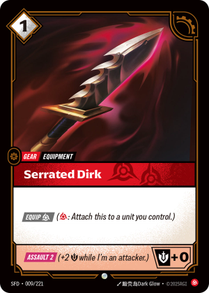 SFD-009/221 | Serrated Dirk | Common