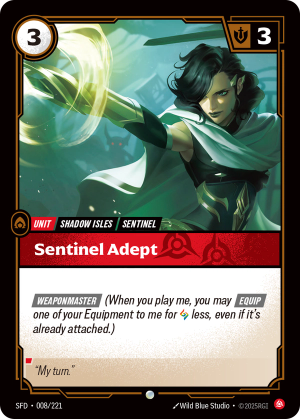 SFD-008/221 | Sentinel Adept | Common