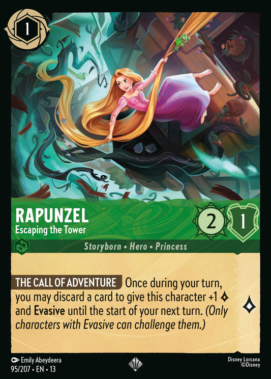 Set 13-95 Rapunzel - Escaping the Tower | Super Rare