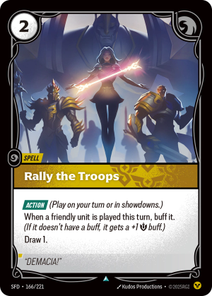 SFD-166/221 | Rally the Troops | Uncommon