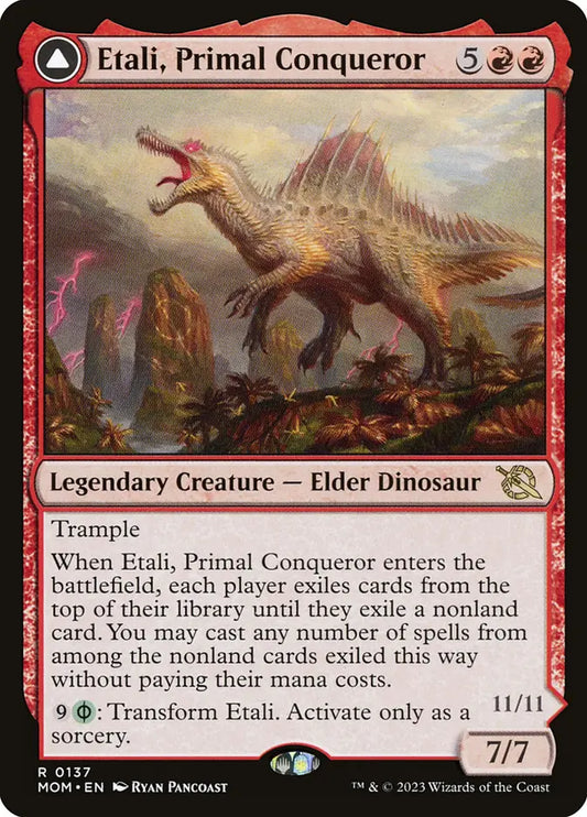 MOM-137 Etali, Primal Conqueror // Etali, Primal Sickness | Rare (EN)