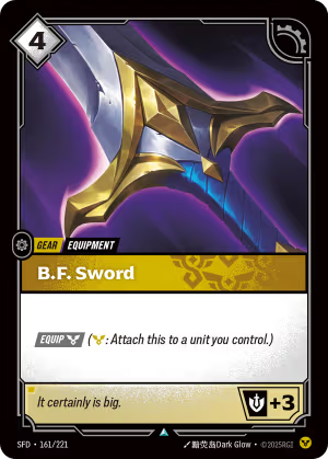 SFD-161/221 | B.F. Sword | Uncommon