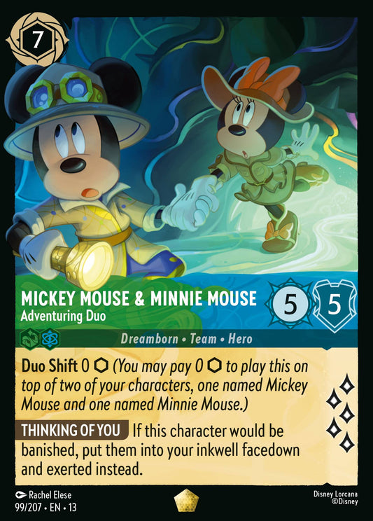 Set 13-99 Mickey Mouse & Minnie Mouse - Adventuring Duo | Legendary