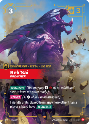 SFD-029/221 | Rek'Sai, Breacher | Epic