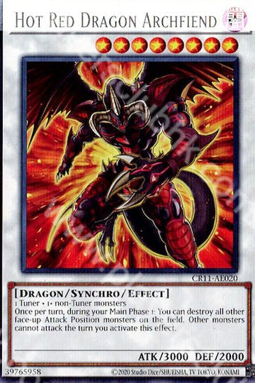 CR11-AE020 | Hot Red Dragon Archfiend(琰魔龍 紅惡魔) | -