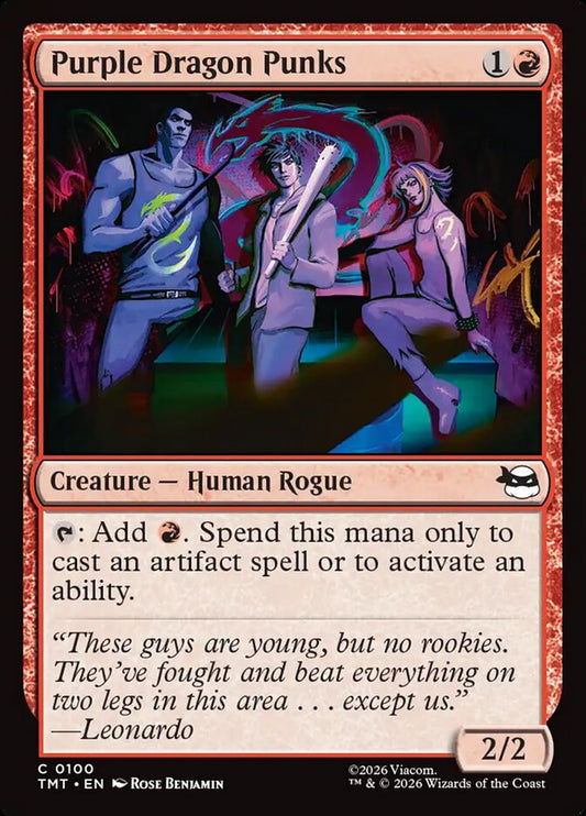 TMT-0100 | Purple Dragon Punks | EN  | - | Foil