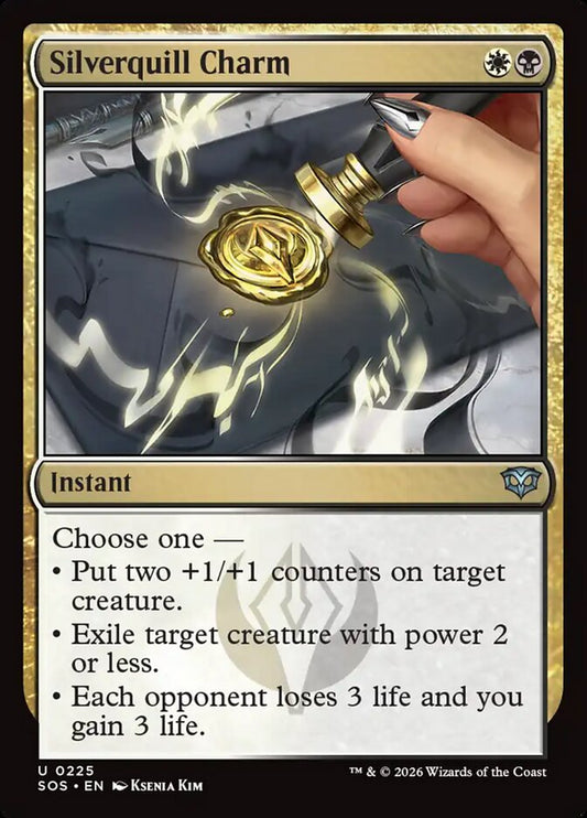 SOS-225 Silverquill Charm -EN- U (Foil)