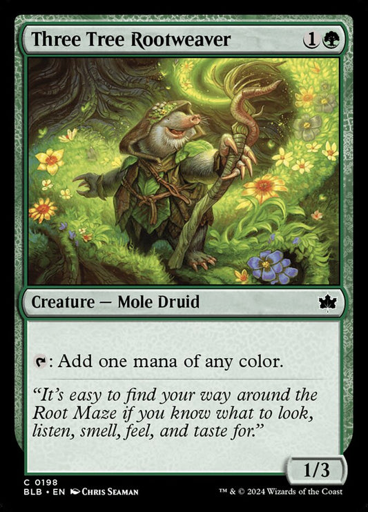 BLB-0199 | Three Tree Scribe | EN  | - | Non-Foil