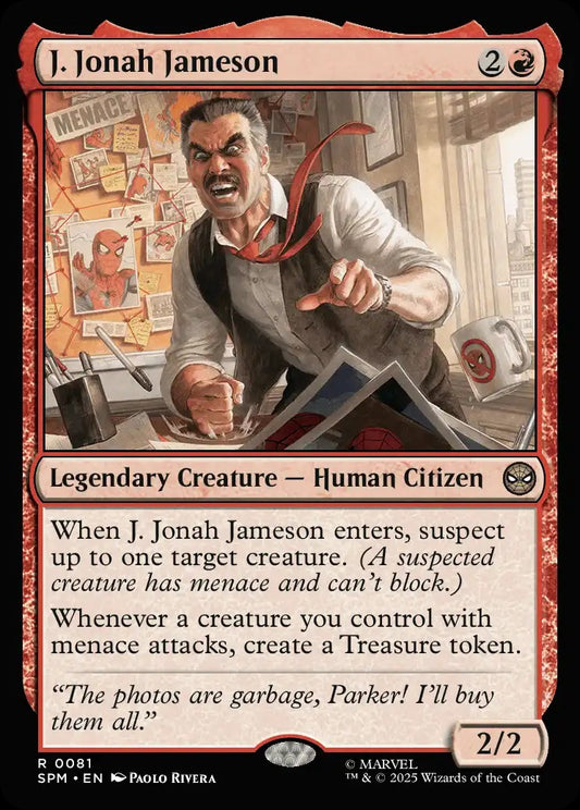 SPM-081 J. Jonah Jameson | Rare (EN)