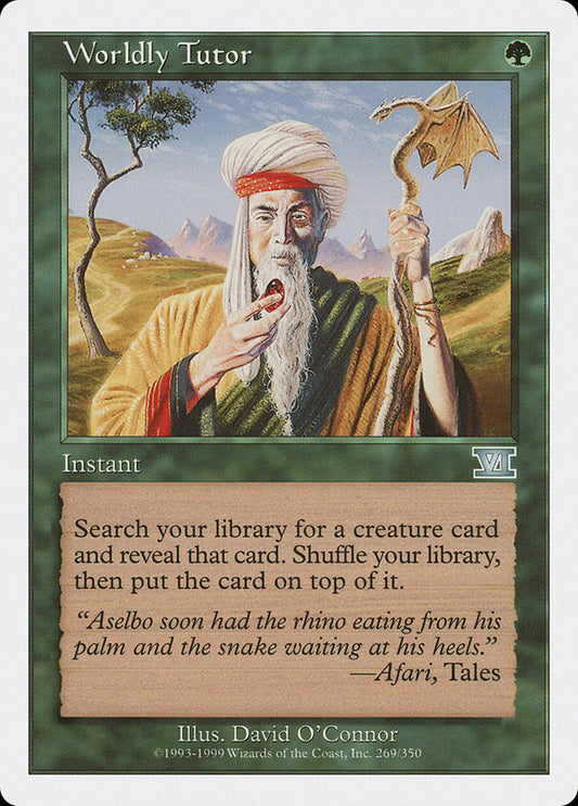6ED-0269 | Worldly Tutor | EN  | - | Non-Foil