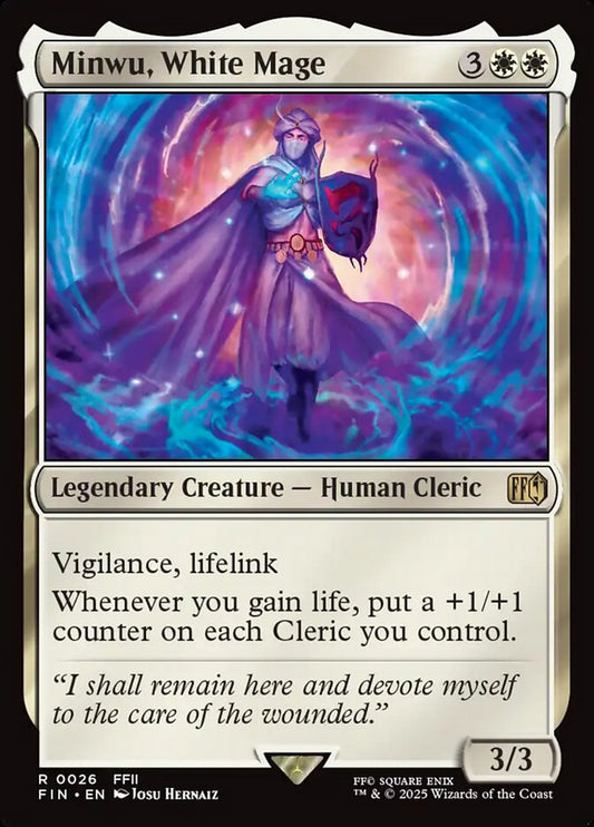 FIN-0026 | Minwu, White Mage | EN  | - | Non-Foil