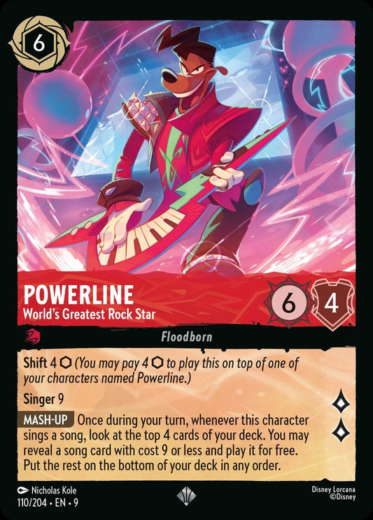 Set 9-110 | Powerline - World's Greatest Rock Star | Super Rare