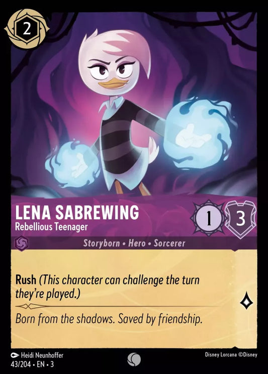 Set 3-043 | Lena Sabrewing - Rebellious Teenager | Common