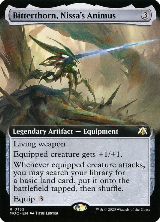 MOC-132 Bitterthorn, Nissa's Animus (Borderless) | Rare (EN)