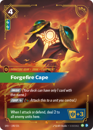 SFD-190/221 | Forgefire Cape | Epic
