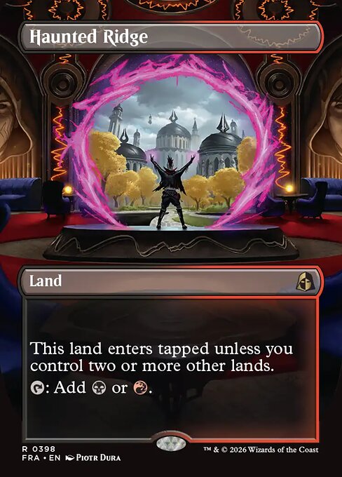 FRA-398 Haunted Ridge (Borderless) | Rare (EN)