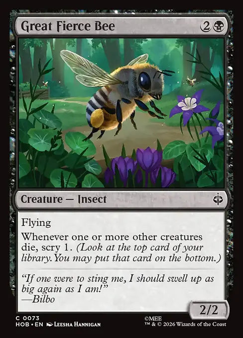 HOB-073 Great Fierce Bee | Common (EN)