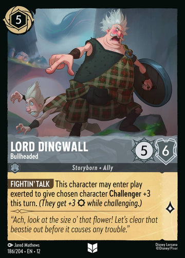 Set12-186 | Lord Dingwall – Bullheaded | Uncommon | Foil