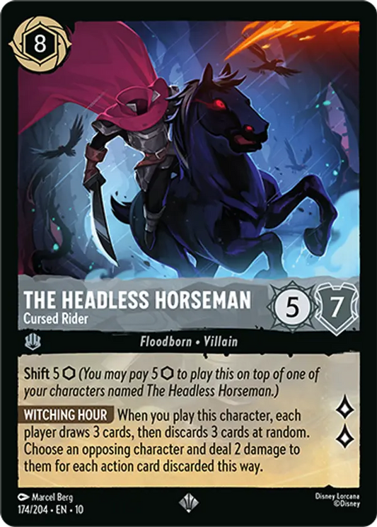 Set 10-174 | The Headless Horseman - Cursed Rider | Super Rare