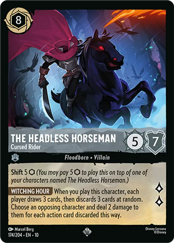 Set 10-174 | The Headless Horseman - Cursed Rider | Super Rare