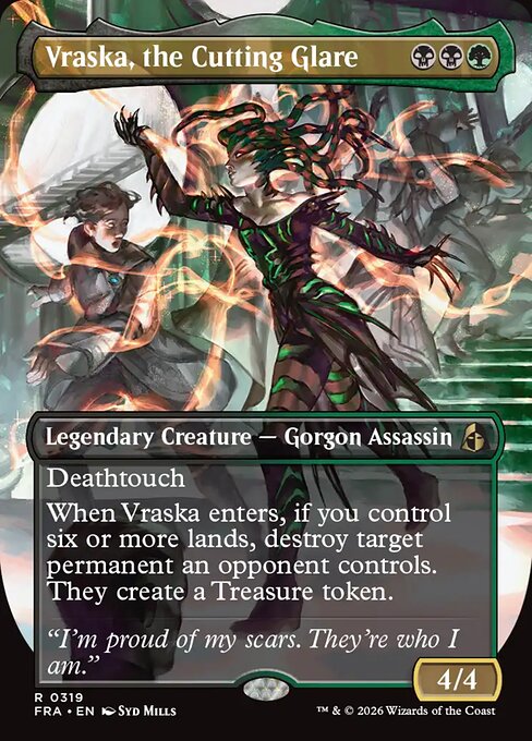 FRA-319 Vraska, the Cutting Glare (Borderless) | Rare (EN)
