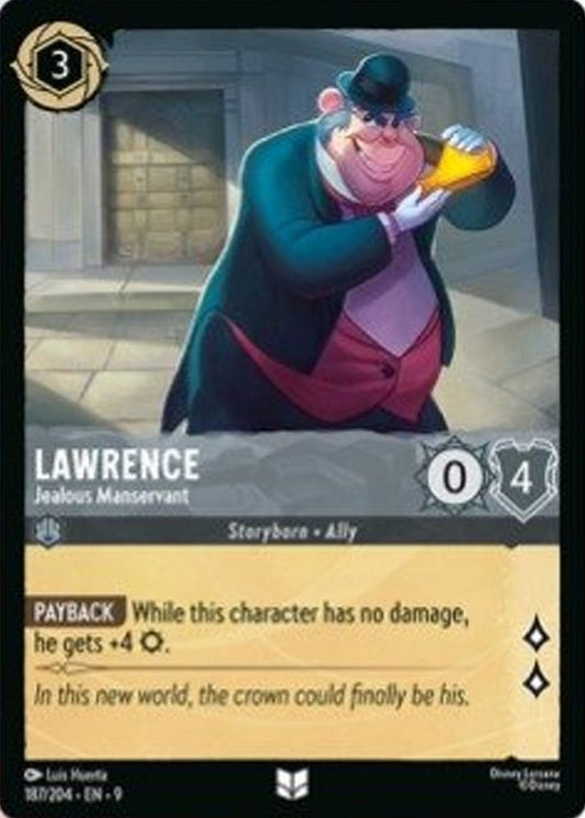 Set 9-187 | Lawrence - Jealous Manservant | Uncommon