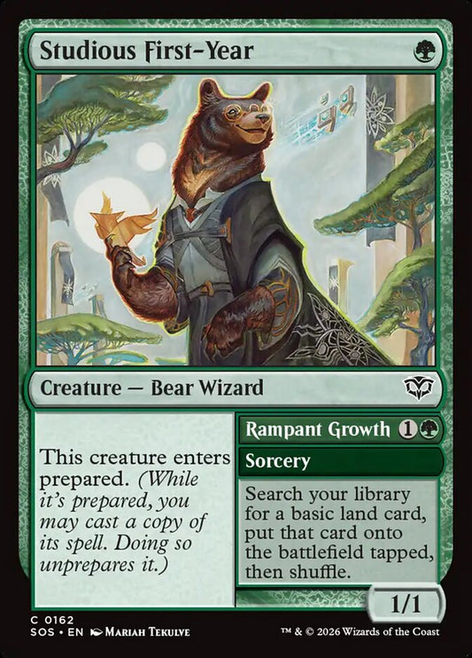 SOS-162 Studious First-Year // Rampant Growth -EN- C (Foil)