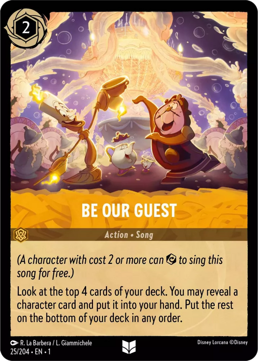 Set 1-025 | Be Our Guest |  Uncommon