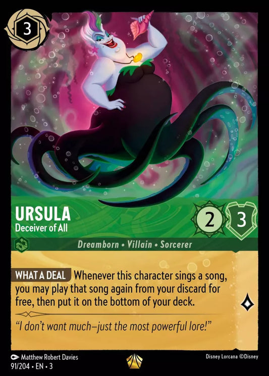 Set 3-091 | Ursula - Deceiver of All | Legendary