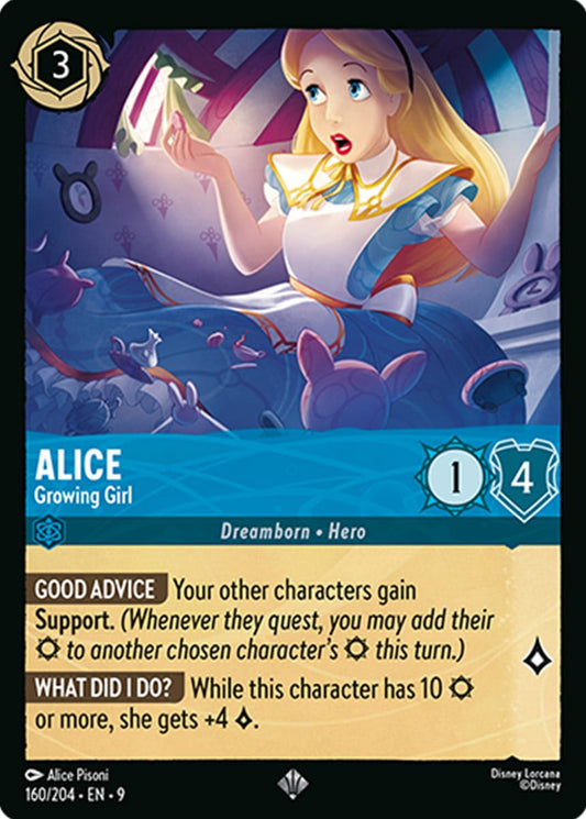 Set 9-160 | Alice - Growing Girl | Super Rare