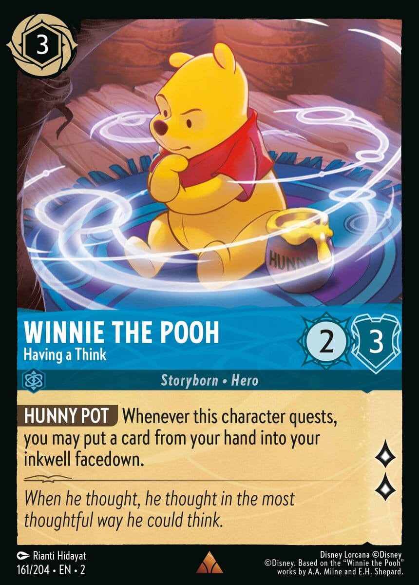 Set 9-159 | Winnie the Pooh - Having a Think | Rare